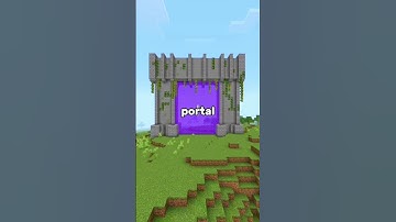 simple nether portal design #minecraft #netherportal