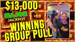 A MAJOR WINNING $13,000 Group Pull 🎁 Best Christmas Gift EVER!!