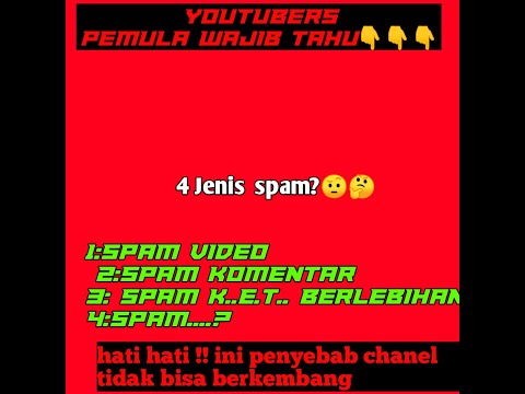 Video: Jenis Spam Apa