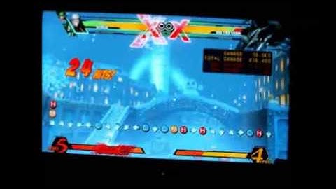 umvc3pedia: Vergil swords vs Doom Sphere flame punish