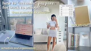 how to prepare for BACK TO SCHOOL 📚 study tips, time management, productive apps, school supplies screenshot 2