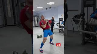 Длинный цикл разминка перед стартом за сутки. #гиревойспорт #kettlebell