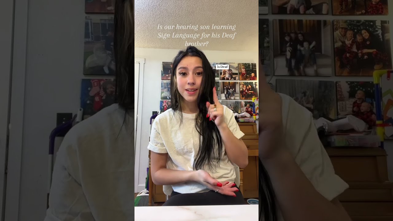 Will Our HEARING Son Learn ASL For DEAF Asl Deaf Parenting Signlanguage Family