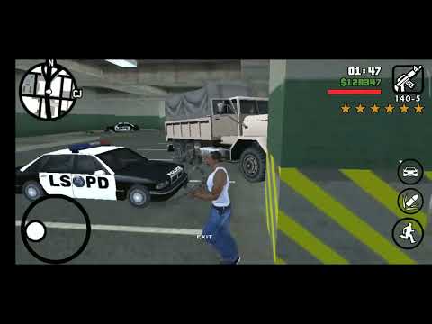 Wanted level up in GTA San Andreas 😱😱