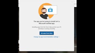 how to fix windows 11 home issue -the app you are trying to install isn't a microsoft-verified app