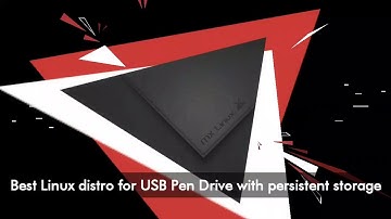 MX LINUX 17 - Live USB Maker Persistent storage