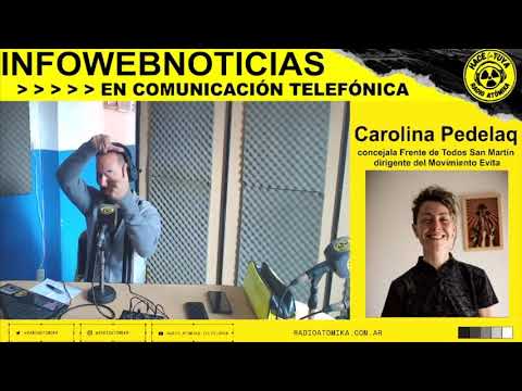 Carolina Pedelaq 19/04/23 - Entrevista de Adrián Cordara en Infowebnoticias RADIO