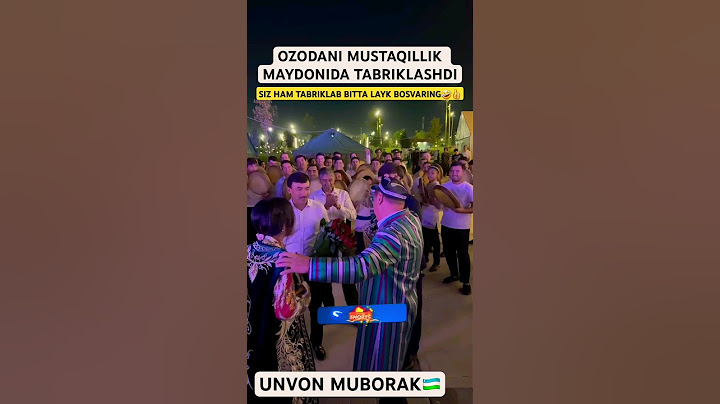 OZODANI UNVON BILAN MAYDONDA ANTIQA TABRIKLASHDI ! #ozodanursaidova #ozoda