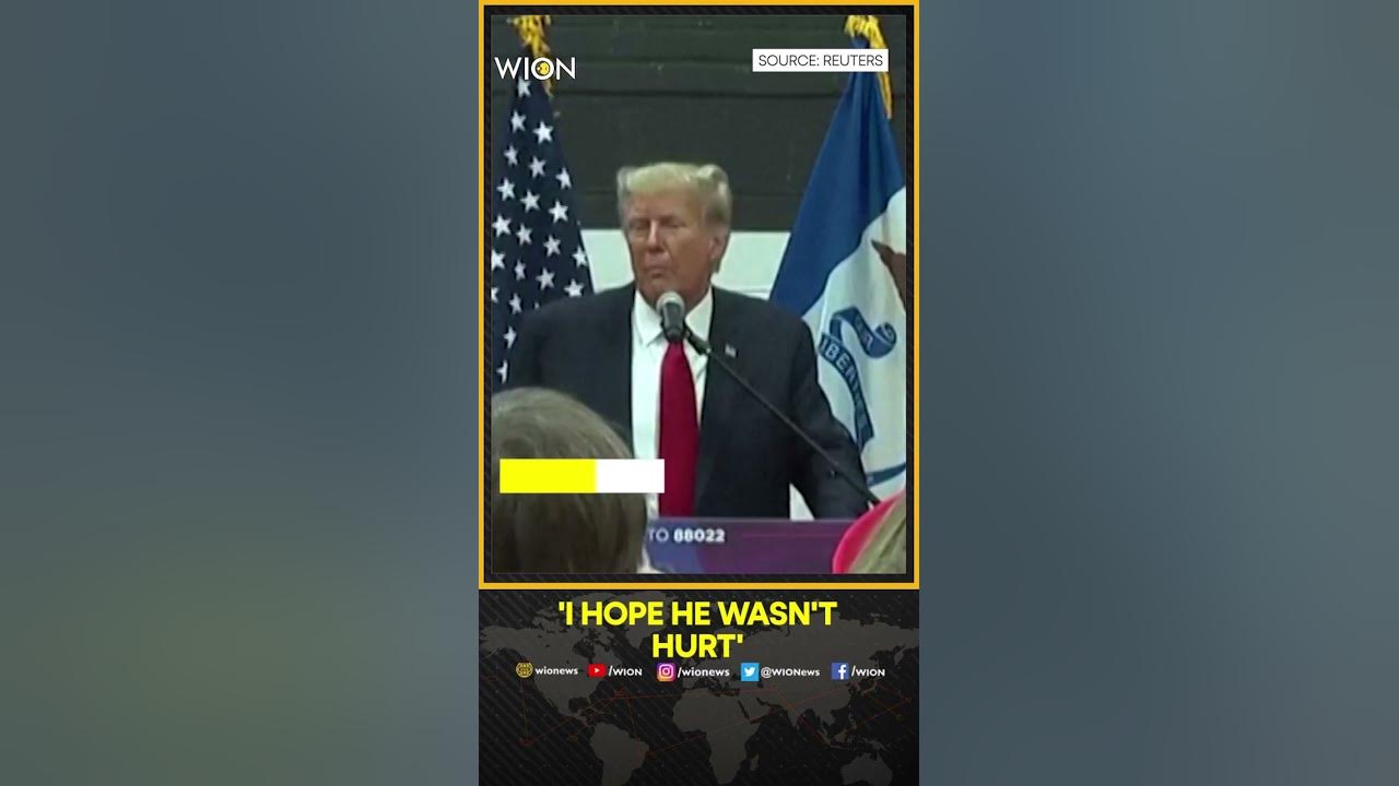 ‘I hope he wasn’t hurt’, says Trump on Biden’s fall | WION Shorts