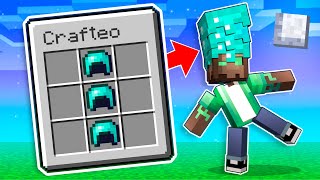 CREAMOS NUEVOS CASCOS en MINECRAFT! 💎😱 MINECRAFT ALEATORIO