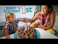 Buddy’s 1st Birthday! Avocado Frosting Smash Cake! Chocolate Haupia Pie & Lei Making w/ Kimi Werner