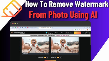 How To Remove Watermark From Photo Using AI | IN 1 MINUTE