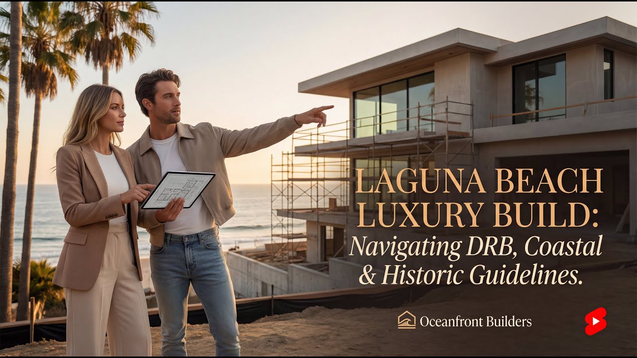 🌊 Laguna Beach Luxury Build: Navigating DRB, Coastal & Historic Guidelines | Oceanfront Builders 🏗️