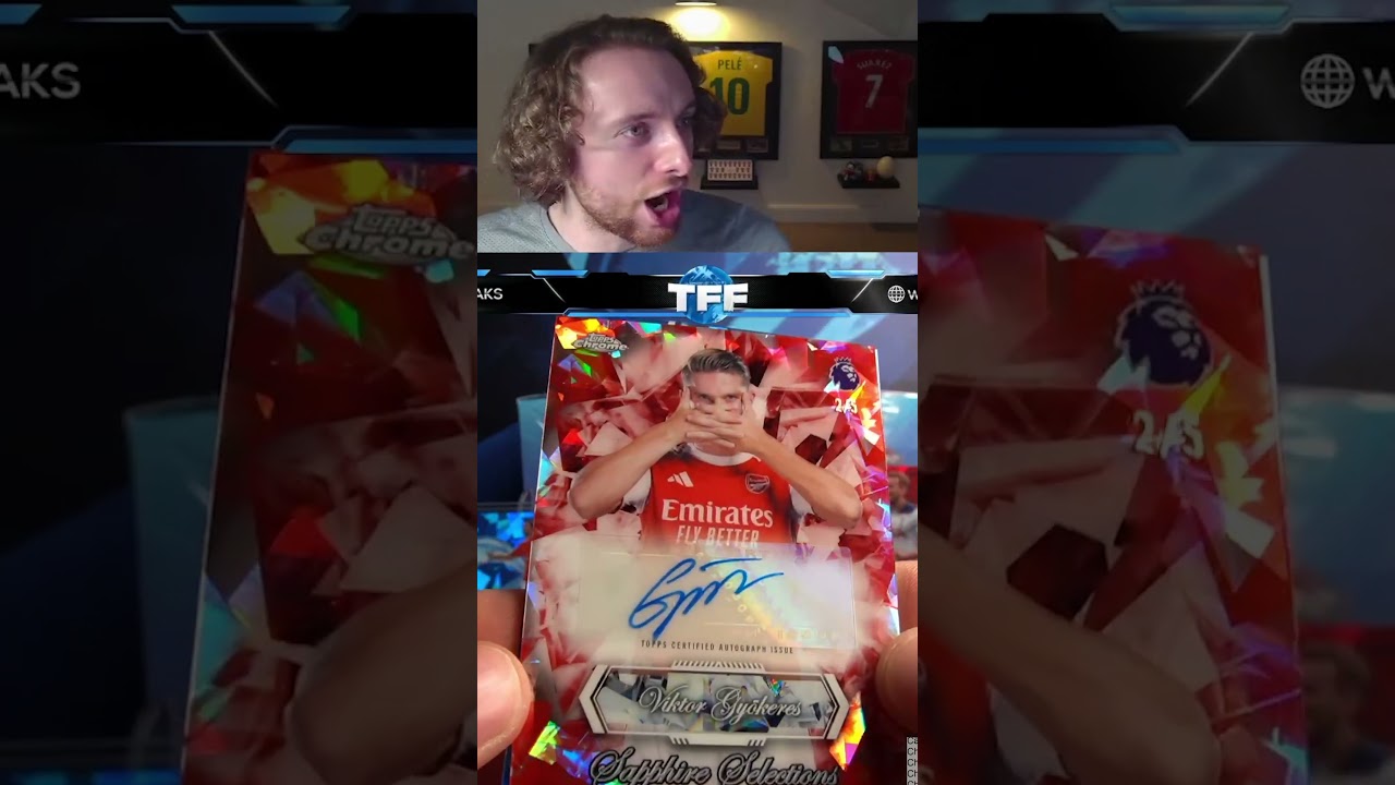 We Packed The Best Striker In The World! #tffbreaks #footballcards #sportscards #topps #football