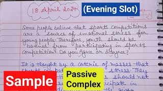 18 april 2024 ielts writing task 2 sample answer || 18 april 2024 ielts exam review 18 april task 2