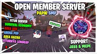 SERVER MINECRAFT INI UDAH BISA JAVA & MCPE: PAPIK SMP - FITURNYA LENGKAP, ON 24 JAM