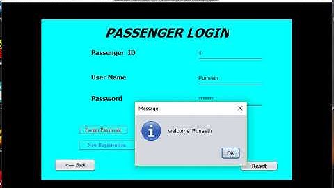 Bus Reservation Sytem|VTU DBMS Mini Project Demo