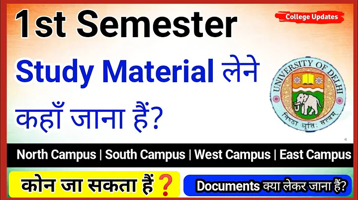 Du sol First semester study material        | SOL ...