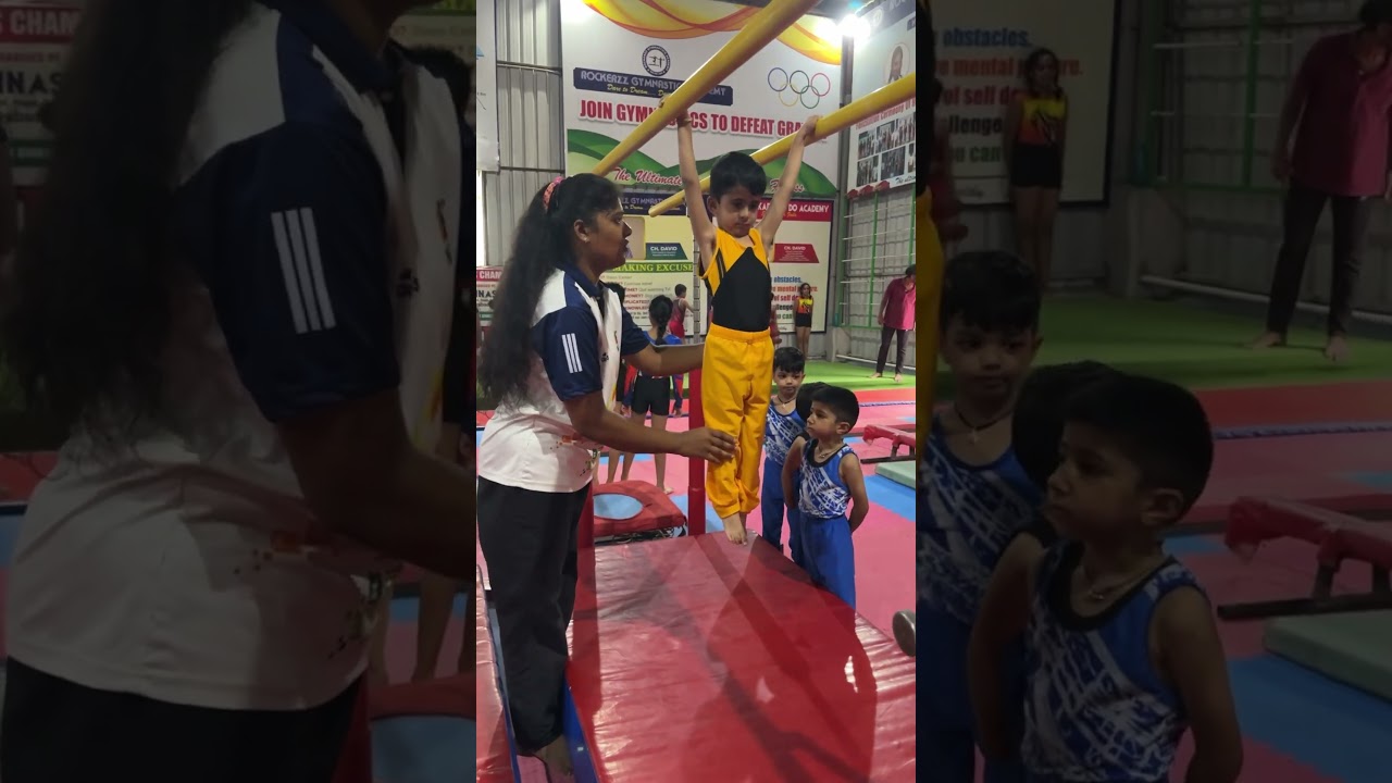 Basic Parallel Bar Training for boys Todlers 