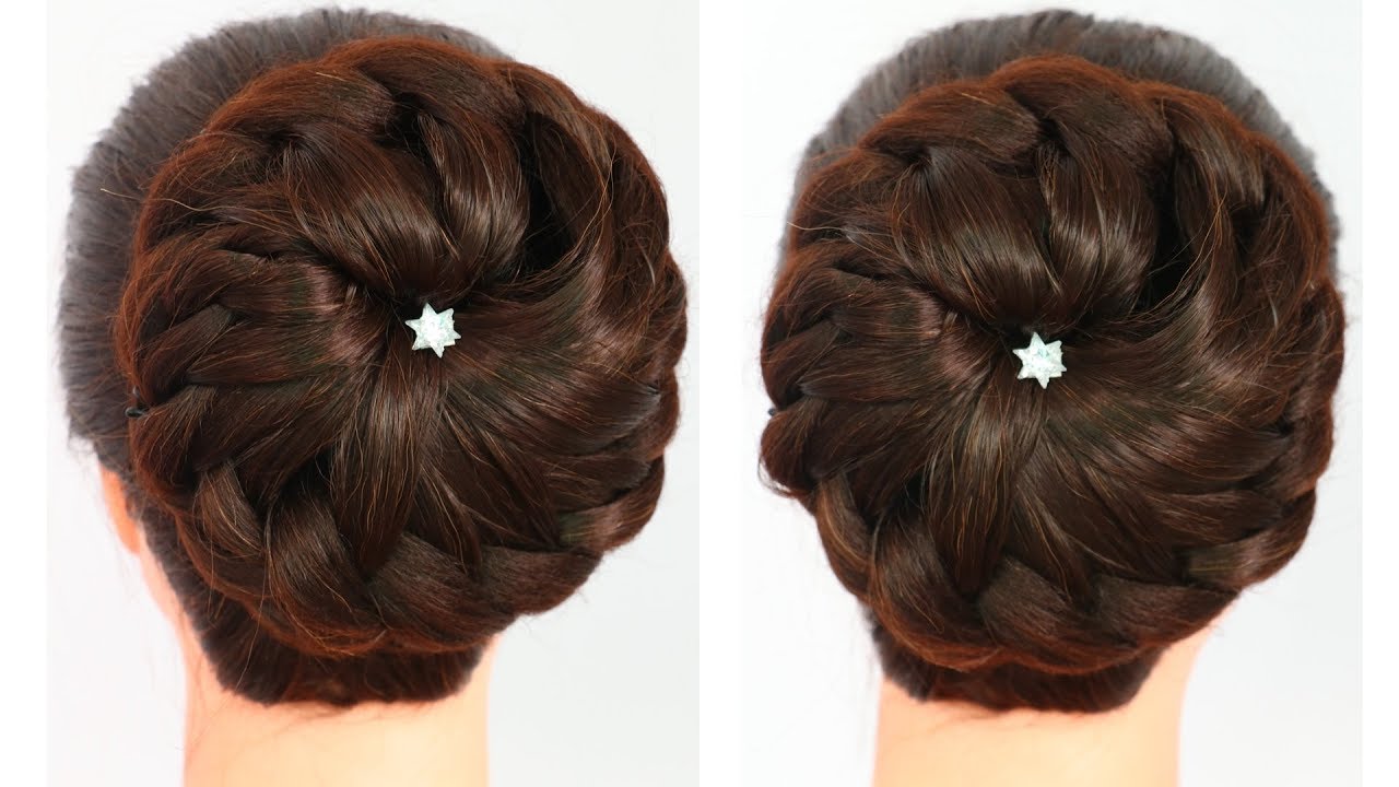 beautiful low messy bun hairstyle for gown | wedding gown hairstyle | pre  wedding hairstyle | updo - YouTube | Wedding bun hairstyles, Bun hairstyles,  Diy hair bun