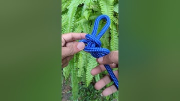 Quick Knot Trick That Works ⚡🪢 #knotskills