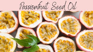 Pionfruit Oil, Inci Piflora Edulis Oil. A Tail Of Phenolic Compounds And Phospholipids