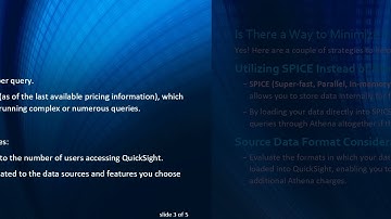 Understanding Amazon QuickSight Costs When Using Amazon Athena