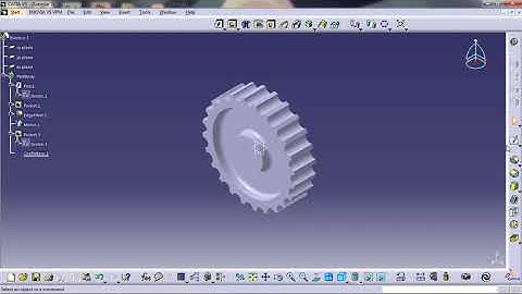 CATIA V5 Beginner Tutorial | Part Design | Solid Modelling | How to use Circular Pattern | Spur Gear