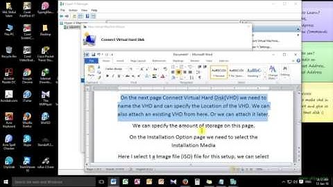 How to create a Virtual Machine on Hyper V Bangla Tutorial CocktailIT