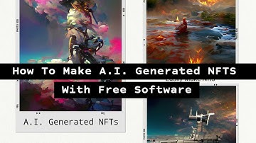 How to generate A.I NFTS for FREE | Easiest way to create NFTs