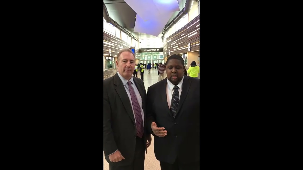 Luther with Senator Robach of the New York State Senate