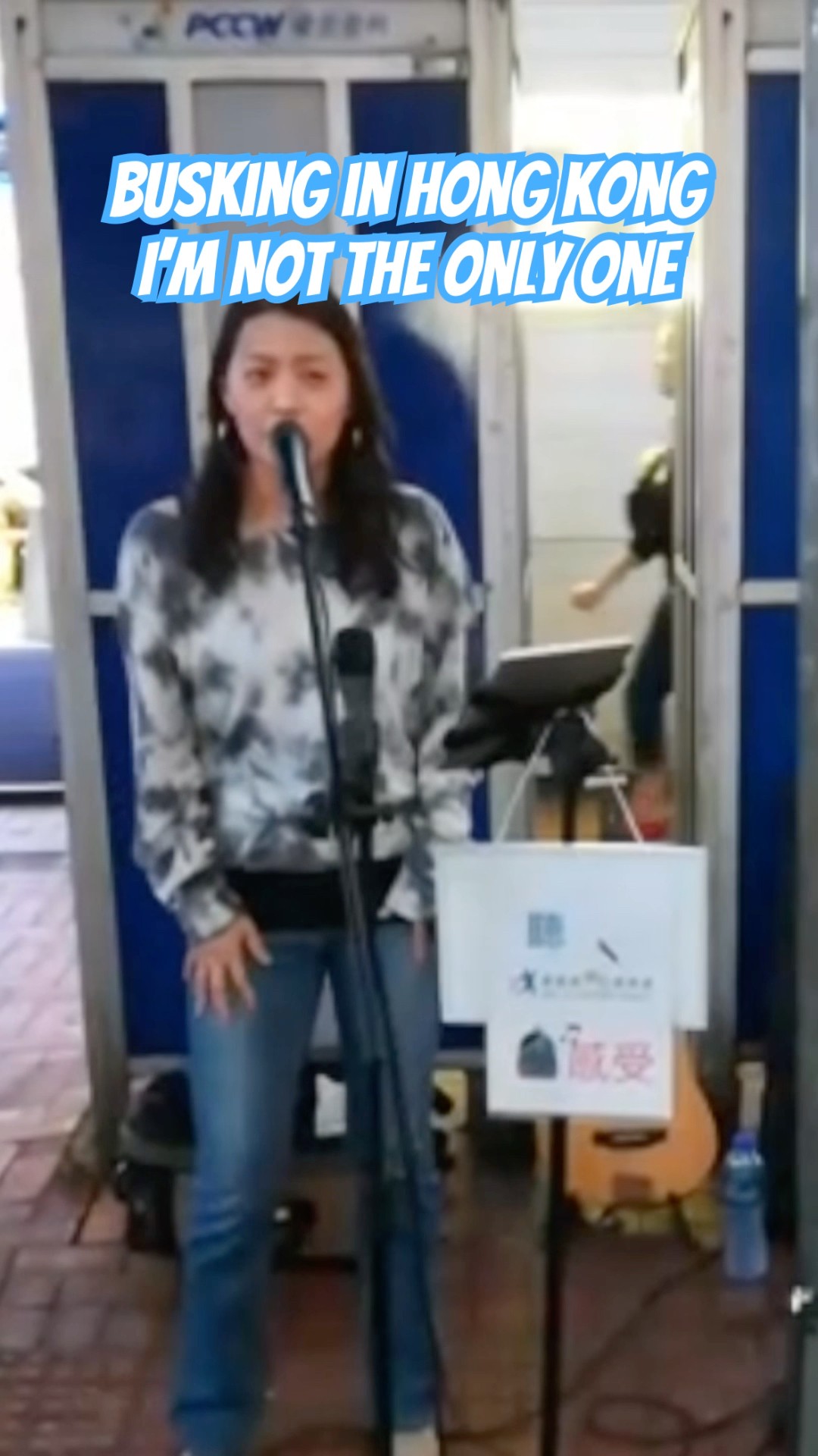 That time we went #busking in #hongkong #imnottheonlyone #samsmith #cover