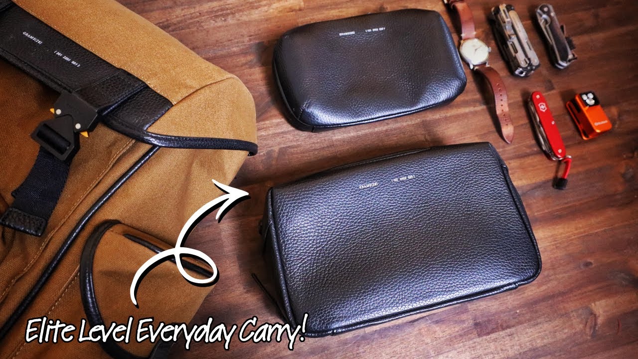Your EDC is G League! GRAMS 28 131 Essential Pouch & 132 Essential