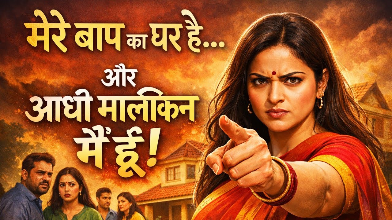 “मेरे बाप का घर है… और आधी मालकिन मैं हूँ!”