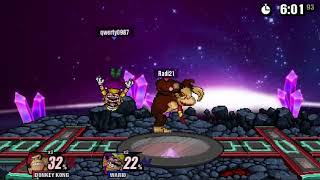 SSF2 DK v Wario bair chains
