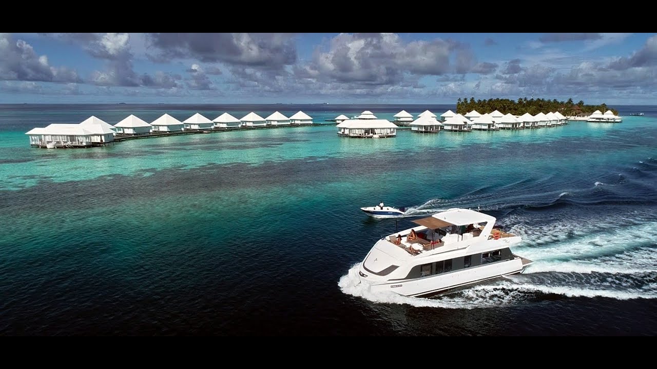 Over Reef, Maldives Yacht Charter - YouTube