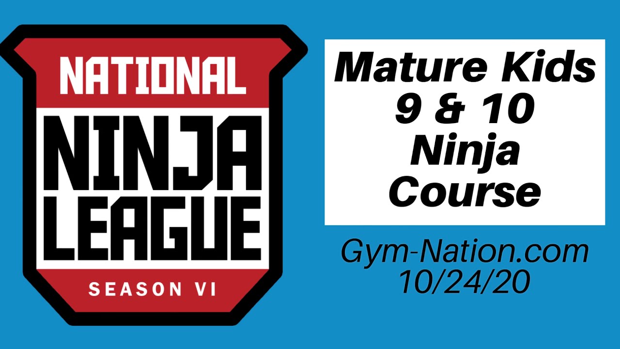 NNL Ninja Comp. Course 9 & 10 yrs Gym-Nation