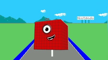 Numberblocks run on track 🛣️: studying Big Numbers from 1000 to 1 Million! @educationalcorner110