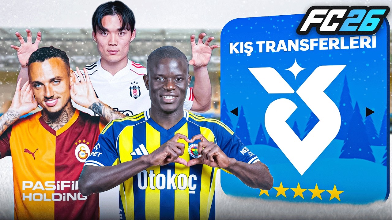 TÜM SÜPER LİG KIŞ TRANSFERLERİ AYNI TAKIMDA! FC 26