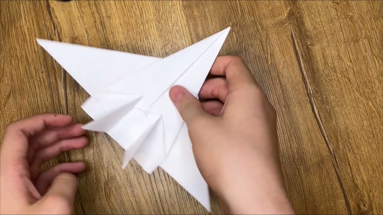 How to Fold a High-Vortex Lift Paper Airplane