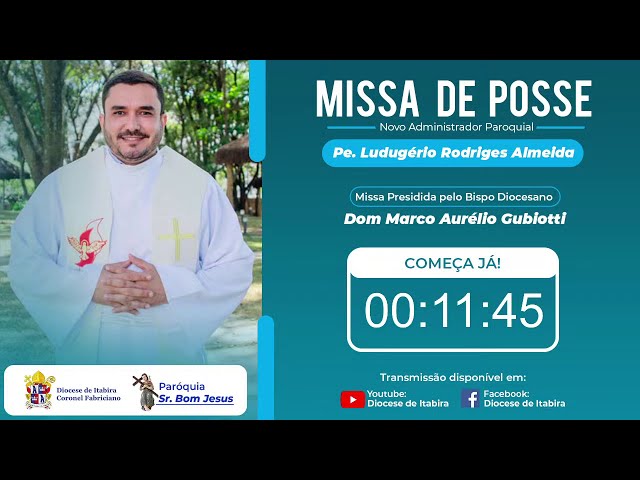 Bispo Diocesano - Diocese de Itabira - Cel. Fabriciano