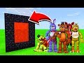 How To Make A Portal To FIVE NIGHTS AT FREDDYS in Minecaft Pocket Edition/MCPE