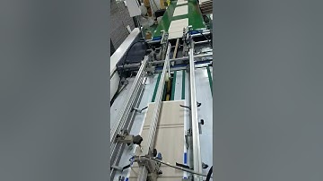 Semi-auto cover making line: Gluing machine and edge folding machine