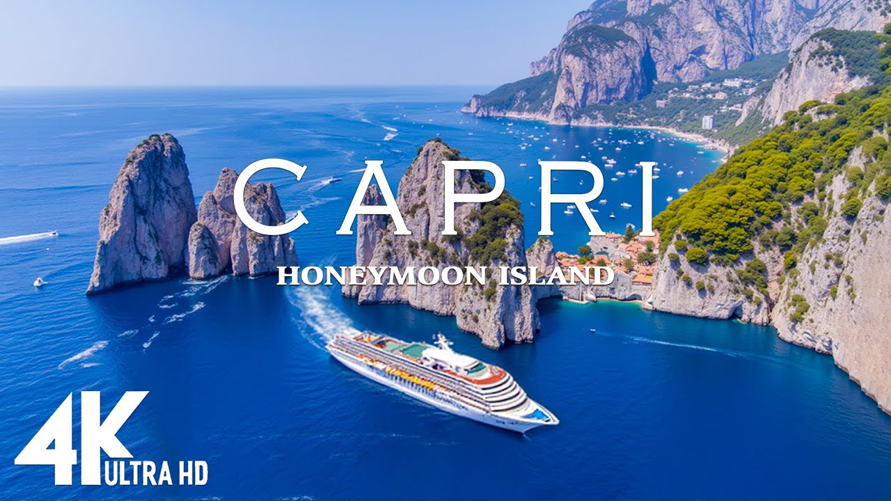 [4K] CAPRI – Discover Italy’s Dream Island and Blue Waters | Relaxing Deep House Chill