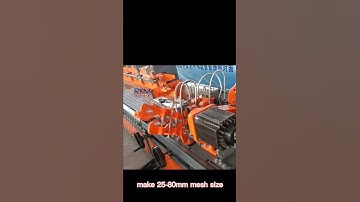 Double wire chain link fence machine  faster and durable   #machine  #steelwire #fence #chainlink