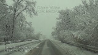 NW Chicago, IL Suburbs Snow Storm 11/21/2015