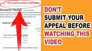 How to APPEAL A Section 3 Seller Amazon SUSPENSION Deactivation
