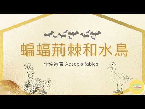 晚安故事-伊索寓言-37-蝙蝠荊棘和水鳥