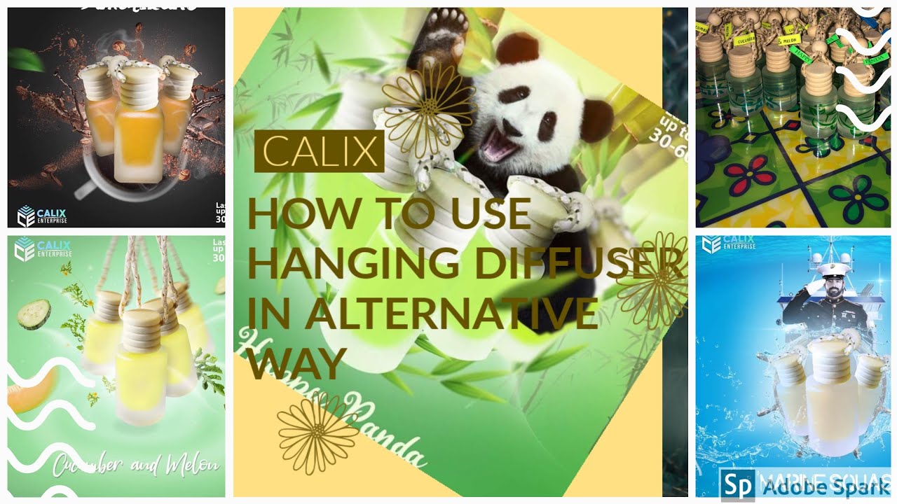 How to use hanging diffuser?