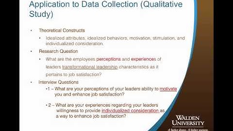 Walden DBA Theoretical/Conceptual Framework